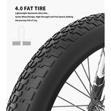 Electric Bicycle 500W Motor 20" Fat Tire With 48V/15Ah Li-Battery S18-MINI New style