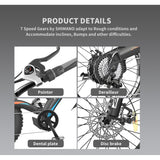 Electric Bicycle 500W Motor 20" Fat Tire With 48V/15Ah Li-Battery S18-MINI New style