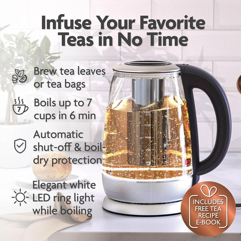 Electric Glass Tea Kettle