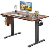 Electric Height Adjustable Standing Desk,Sit to Stand Ergonomic Computer Desk, 48'' x 24"