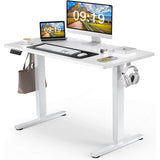 Electric Height Adjustable Standing Desk,Sit to Stand Ergonomic Computer Desk, 48'' x 24"