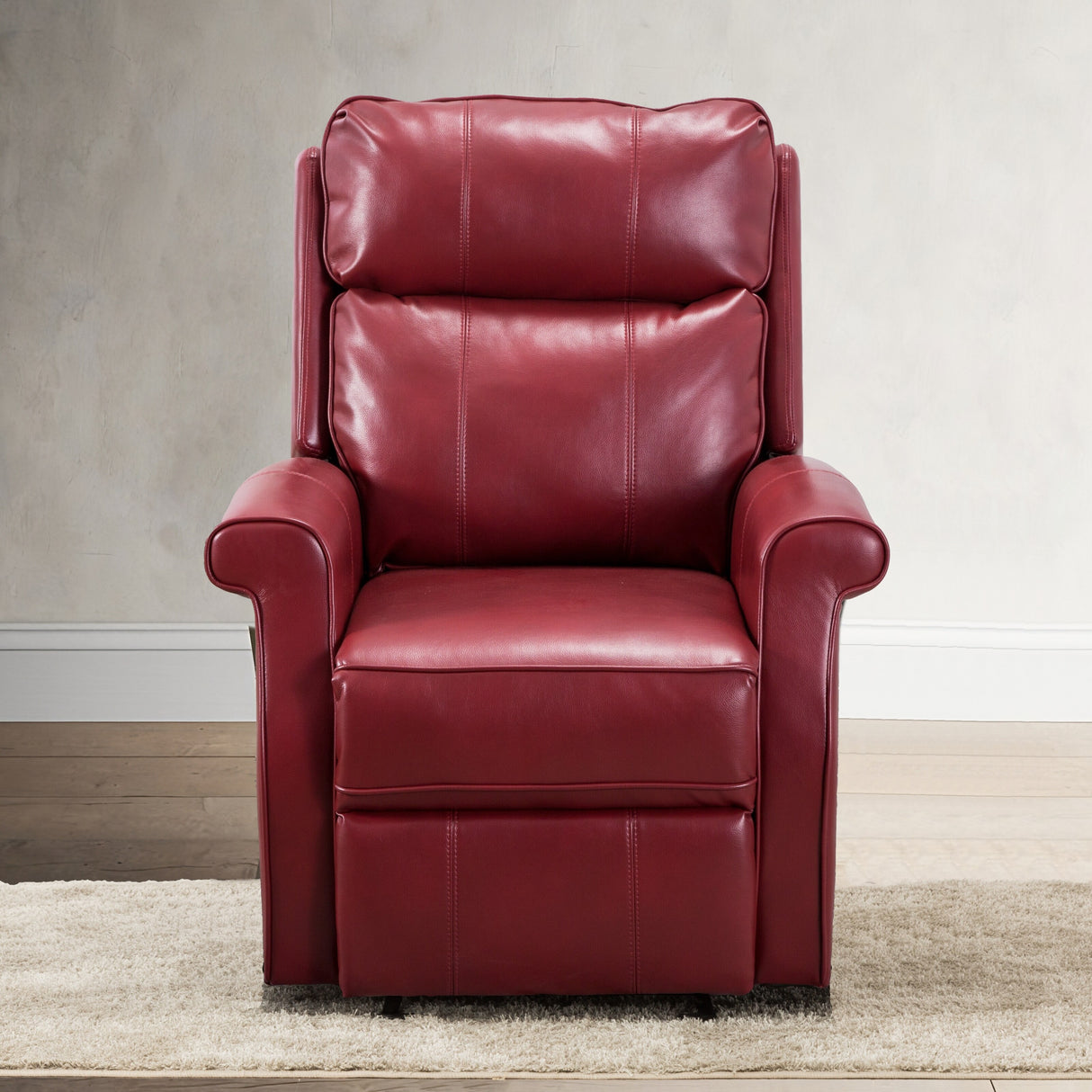 Electric Lift Chairs Adjustable Theater Seating Leather Massage Chairs, Red