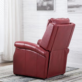 Electric Lift Chairs Adjustable Theater Seating Leather Massage Chairs, Red