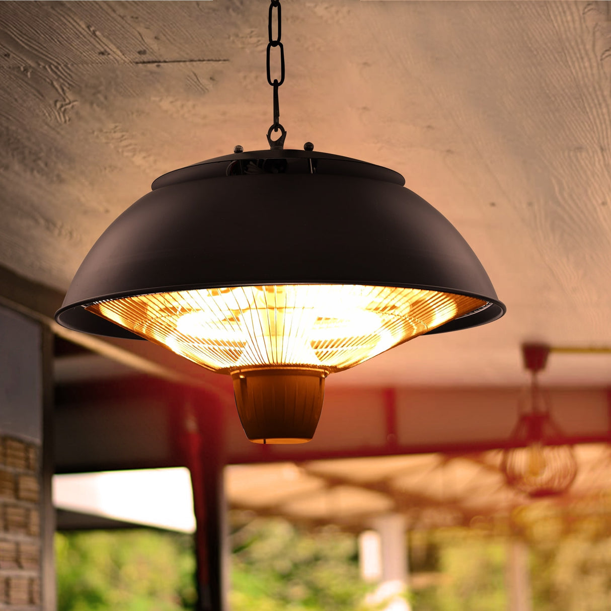 Electric Patio Heater, Outdoor Hanging Infrared patio heater - N/A