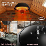 Electric Patio Heater, Outdoor Hanging Infrared patio heater - N/A