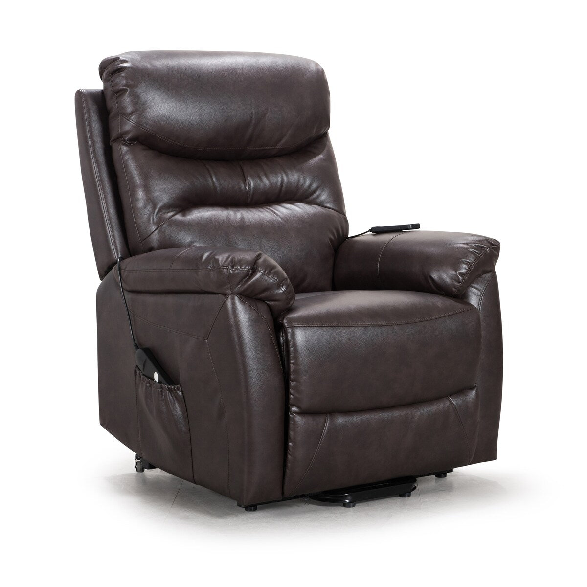 Electric Power Lift Recliner Chair Sofa with Breathable Leather