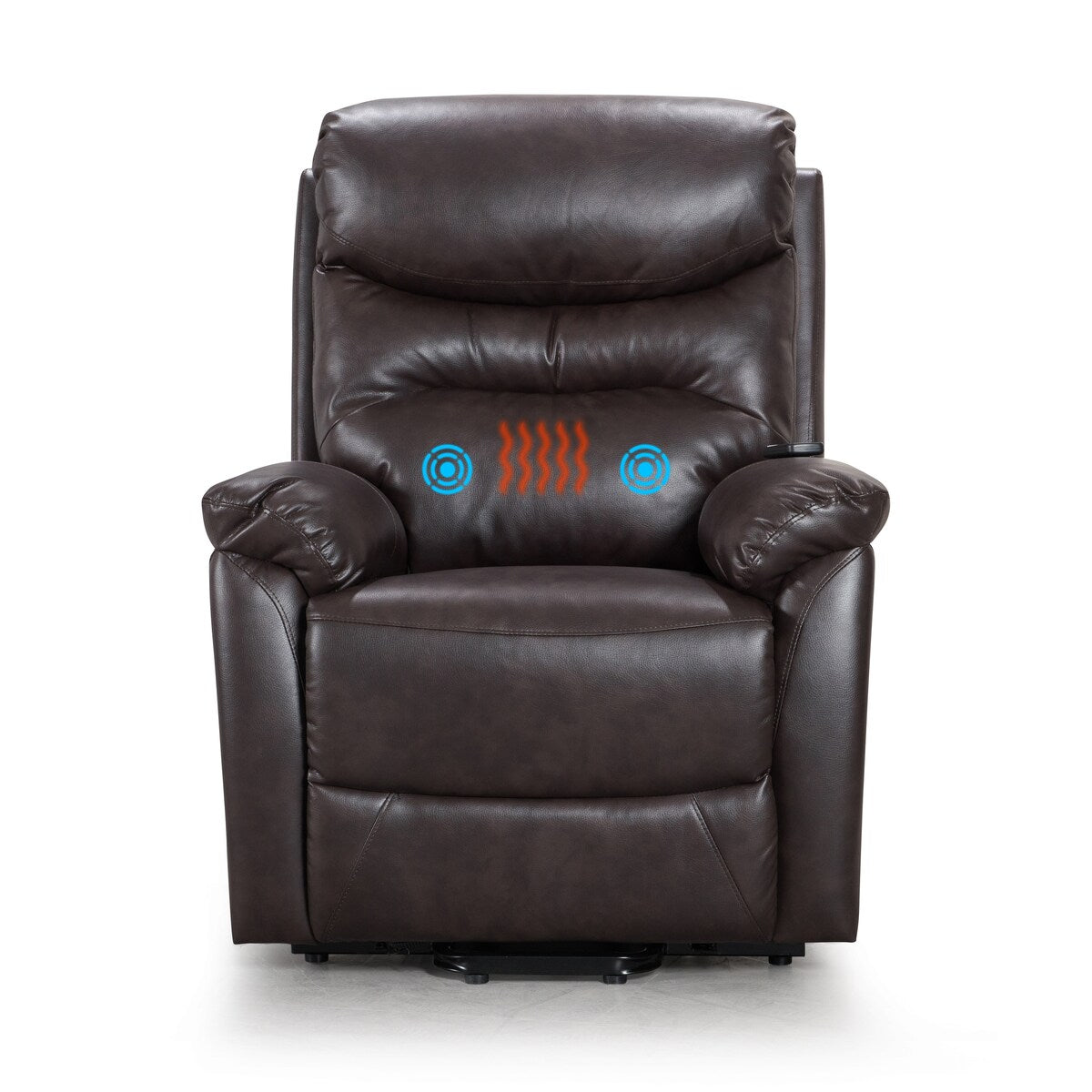 Electric Power Lift Recliner Chair Sofa with Breathable Leather