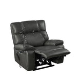 Electric Power Lift Recliner Chair with 2 Motors Massage and Heat for Elderly, 3 Positions, 2 Side Pockets, Cup Holders