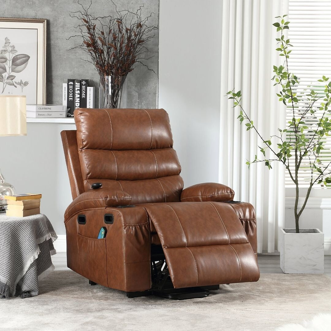 Electric Power Recliner Chair with Massage & Heat