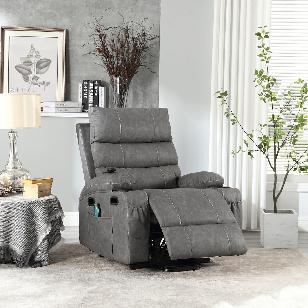 Electric Power Recliner Chair with Massage & Heat