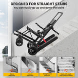 Electric Stair Climbing Dolly Electric Stair Climbing Hand Truck, Elevator Stairlifts Wheel Chair Max 441 lbs Capacity, Black