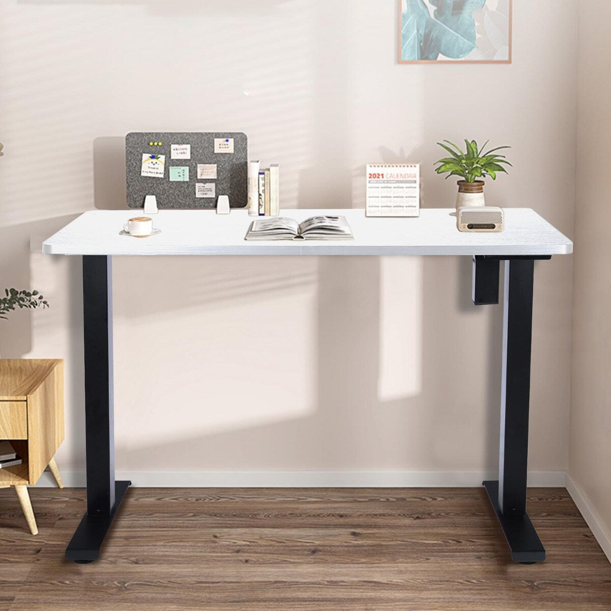 Electric Height Adjustable Standing Computer Desk For Home Office