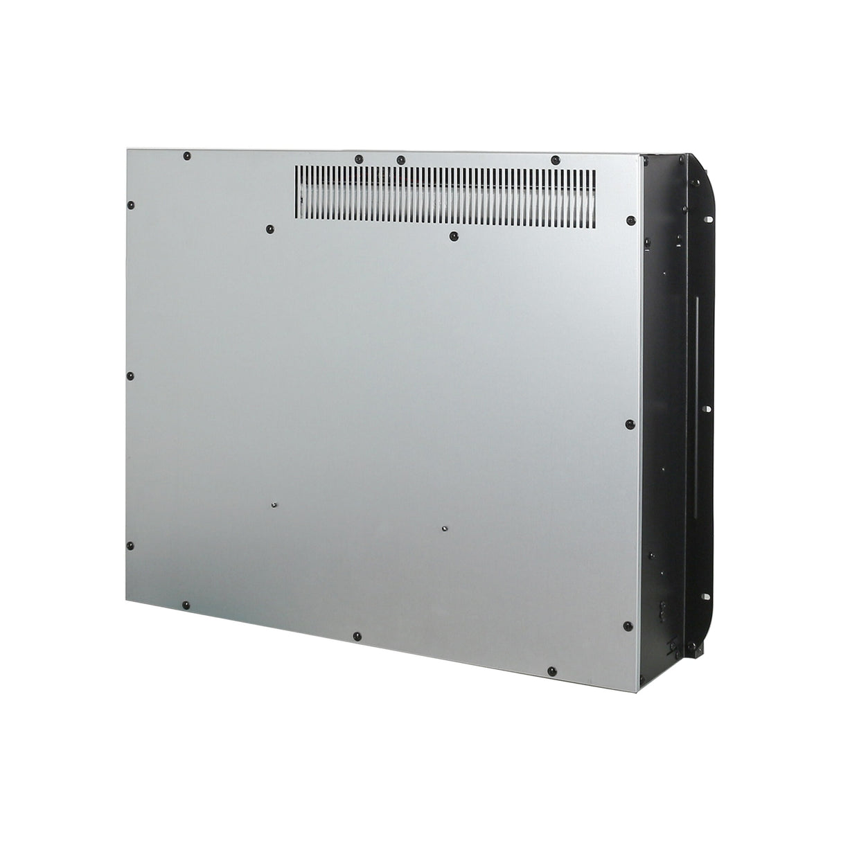 Electric fireplace insert, ultra thin heater with log