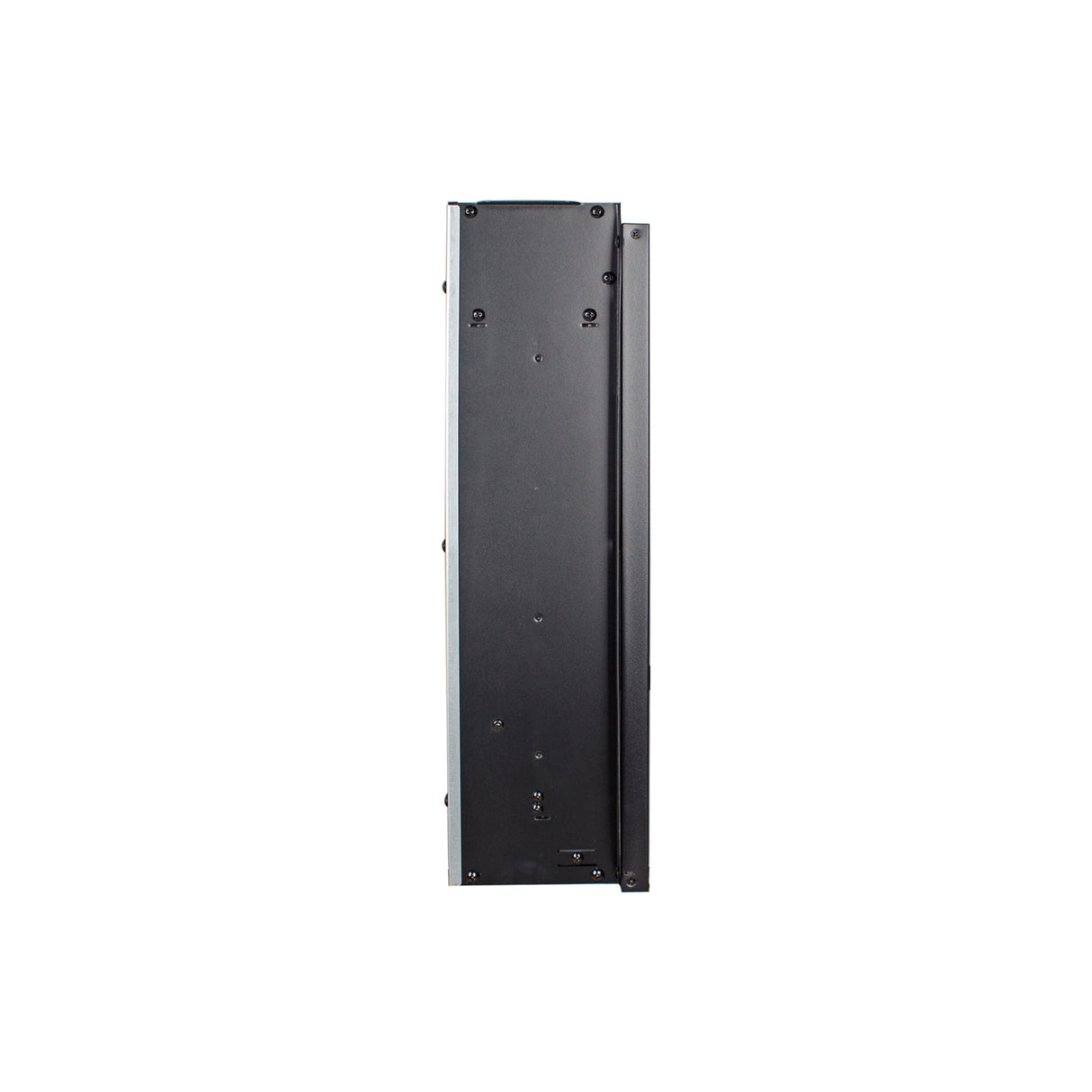 Electric fireplace insert, ultra thin heater with log