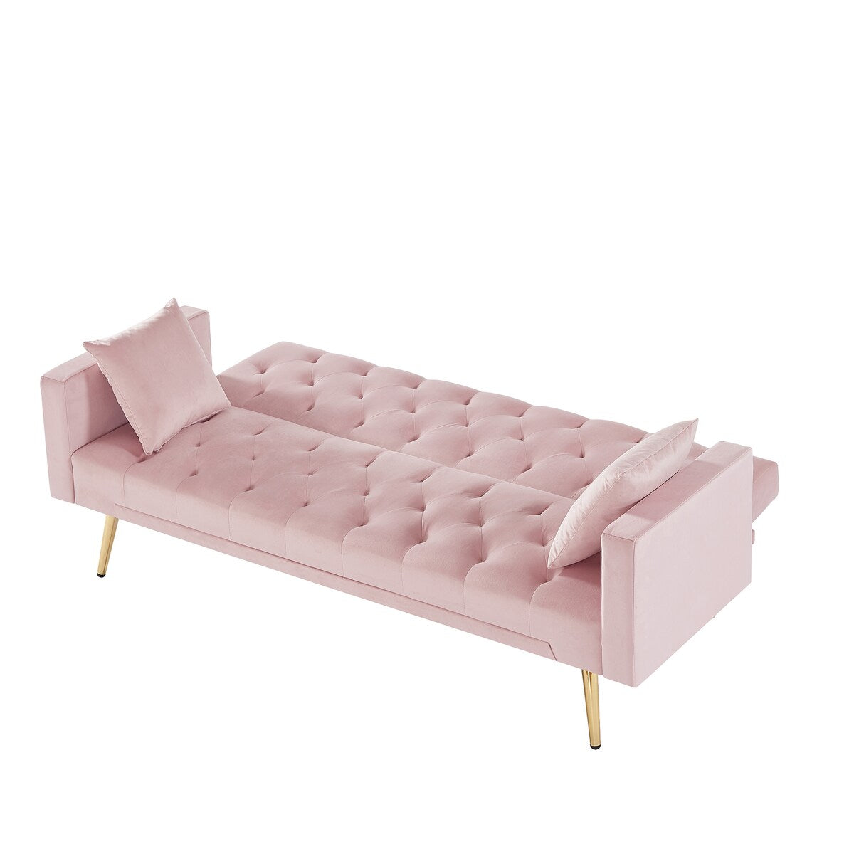 Elegant Accent Sofa, Loveseat Sofa Convertible Folding Futon Sofa Bed, Sleeper Sofa Couch