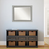Beveled Wall Mirror - Elegant Brushed Bronze Frame