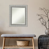 Beveled Wall Mirror - Elegant Brushed Bronze Frame