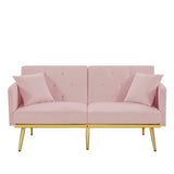 Elegant Convertible Multi-functional Sleeper Sofa Bed,2 Seat