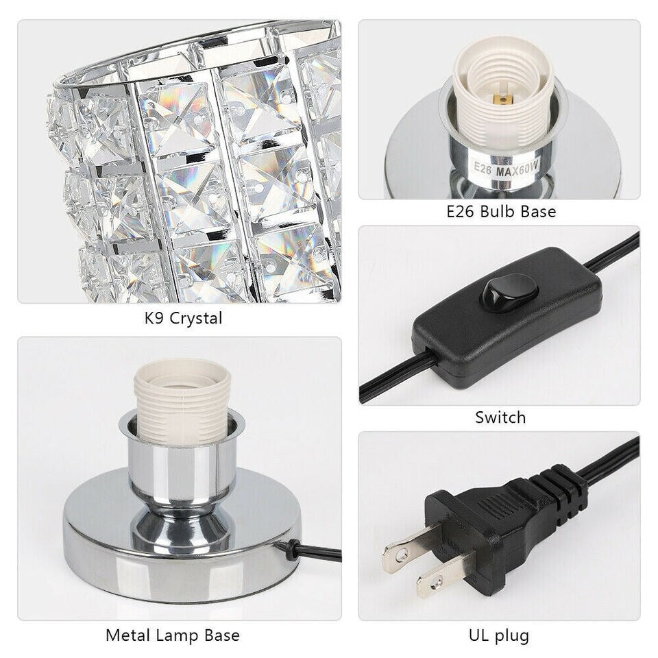 Elegant Decorative Crystal Table Lamp