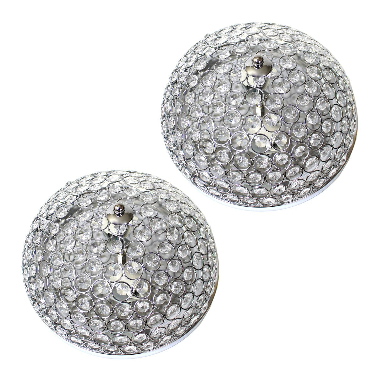Light Elipse Crystal Flush Mount Ceiling Light