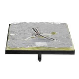 Elegant Designs 12 Inch Elipse Crystal 2 Light Square Ceiling Flush Mount - 12 x 12 x 5 in