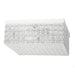 Elegant Designs 12 Inch Elipse Crystal 2 Light Square Ceiling Flush Mount - 12 x 12 x 5 in