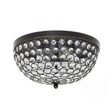 Light Elipse Crystal Flush Mount Ceiling Light