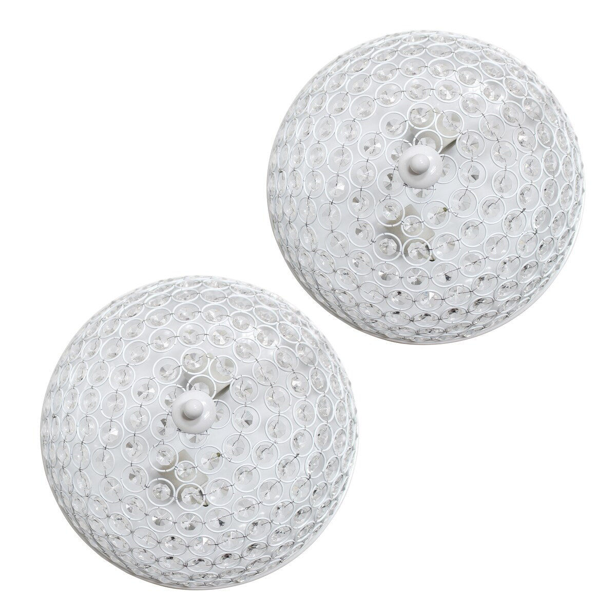 Light Elipse Crystal Flush Mount Ceiling Light