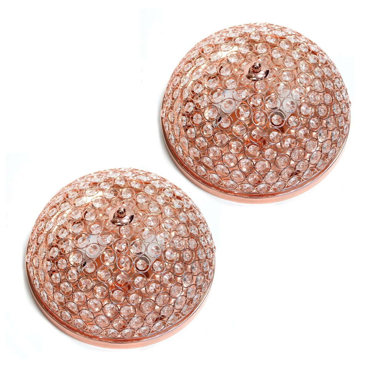 Light Elipse Crystal Flush Mount Ceiling Light