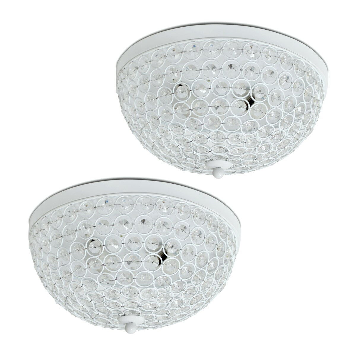 Light Elipse Crystal Flush Mount Ceiling Light
