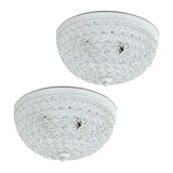Light Elipse Crystal Flush Mount Ceiling Light
