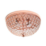 Light Elipse Crystal Flush Mount Ceiling Light