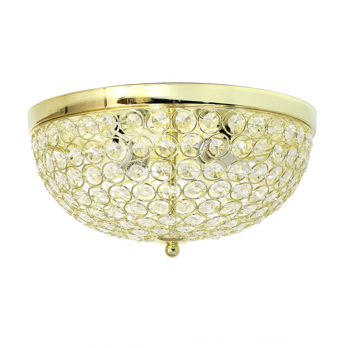 Light Elipse Crystal Flush Mount Ceiling Light