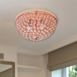 Light Elipse Crystal Flush Mount Ceiling Light