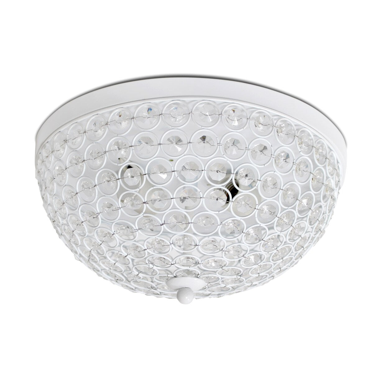 Light Elipse Crystal Flush Mount Ceiling Light
