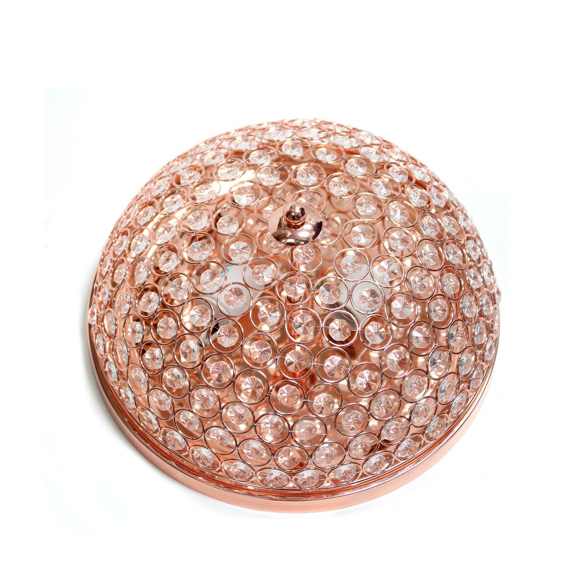 Light Elipse Crystal Flush Mount Ceiling Light
