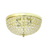 Light Elipse Crystal Flush Mount Ceiling Light