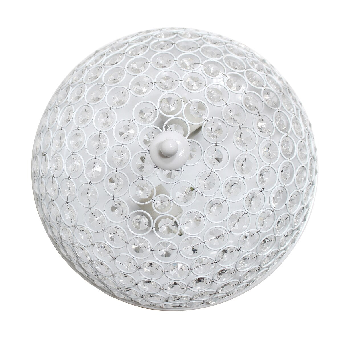 Light Elipse Crystal Flush Mount Ceiling Light