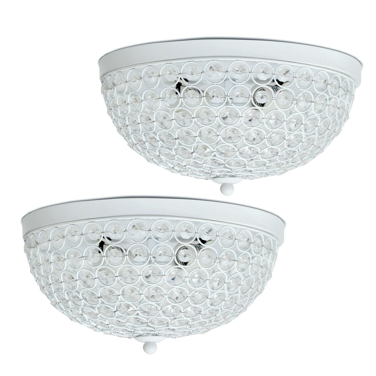 Light Elipse Crystal Flush Mount Ceiling Light