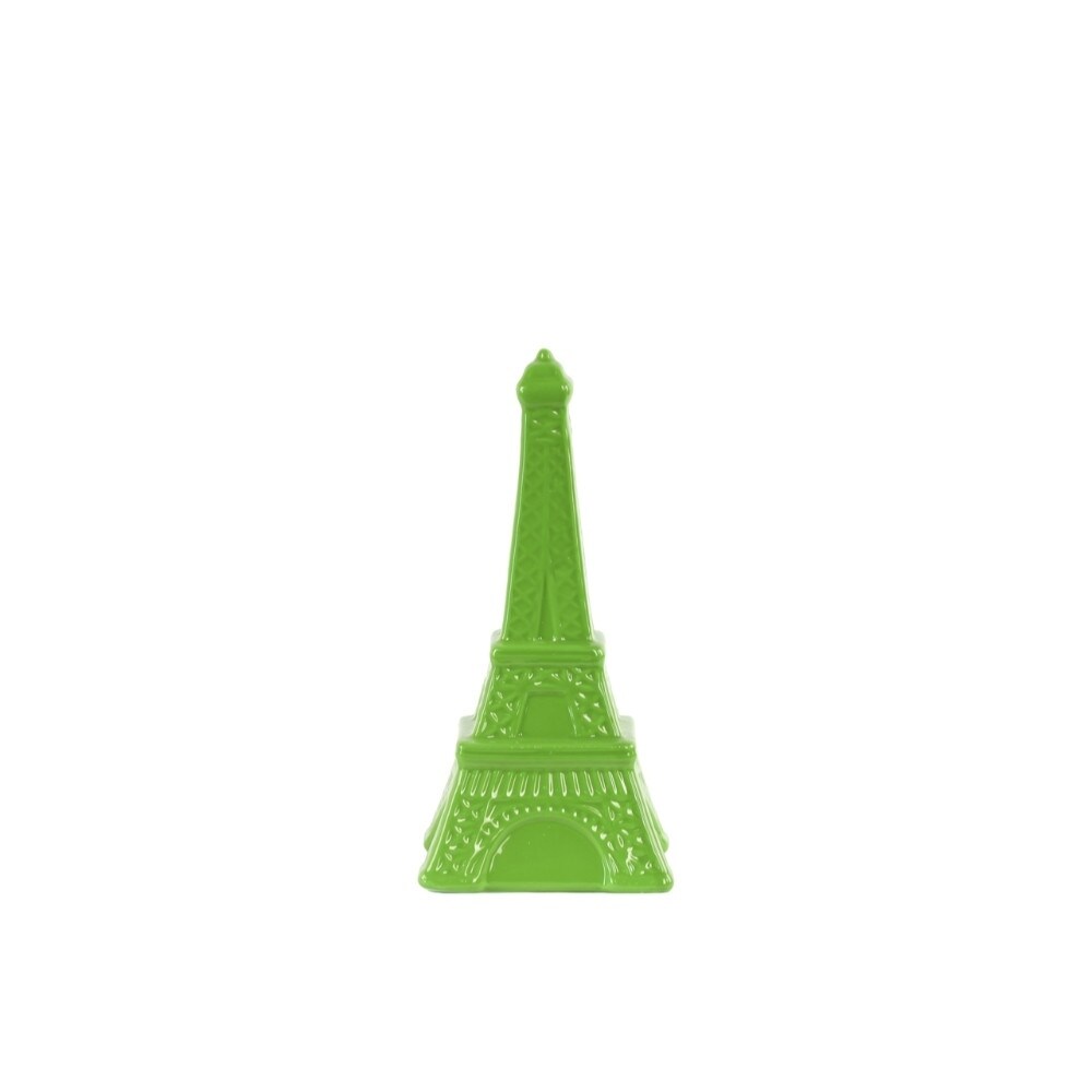 Elegant Eiffel Tower Figurine- Small- Green