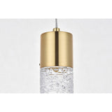 Elegant Lighting Constellation Single Light 5" Wide LED Suspension