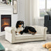 Elegant Rectangle Pet Bed for Medium and Large Dogs,Durable Elevated Dog Sofa Bed,Dog Couch,Dog Sofa for Large Dogs
