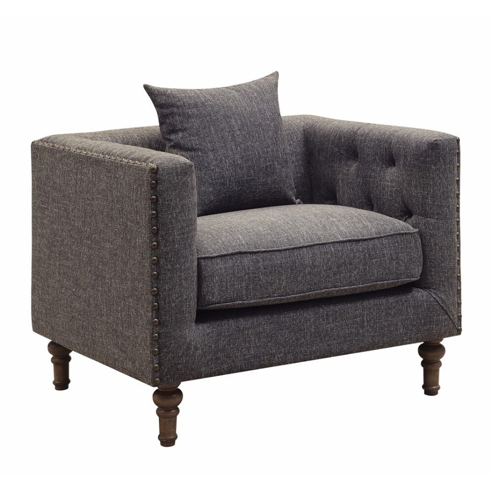 Elegant Sofa Chair, Gray