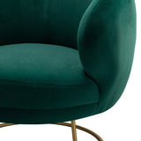Elegant Tufting Velvet Barrel Chair for Living Room