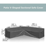 Elegant V-Shaped Sectional Sofa Cover All-Weather & Tailored Fit
