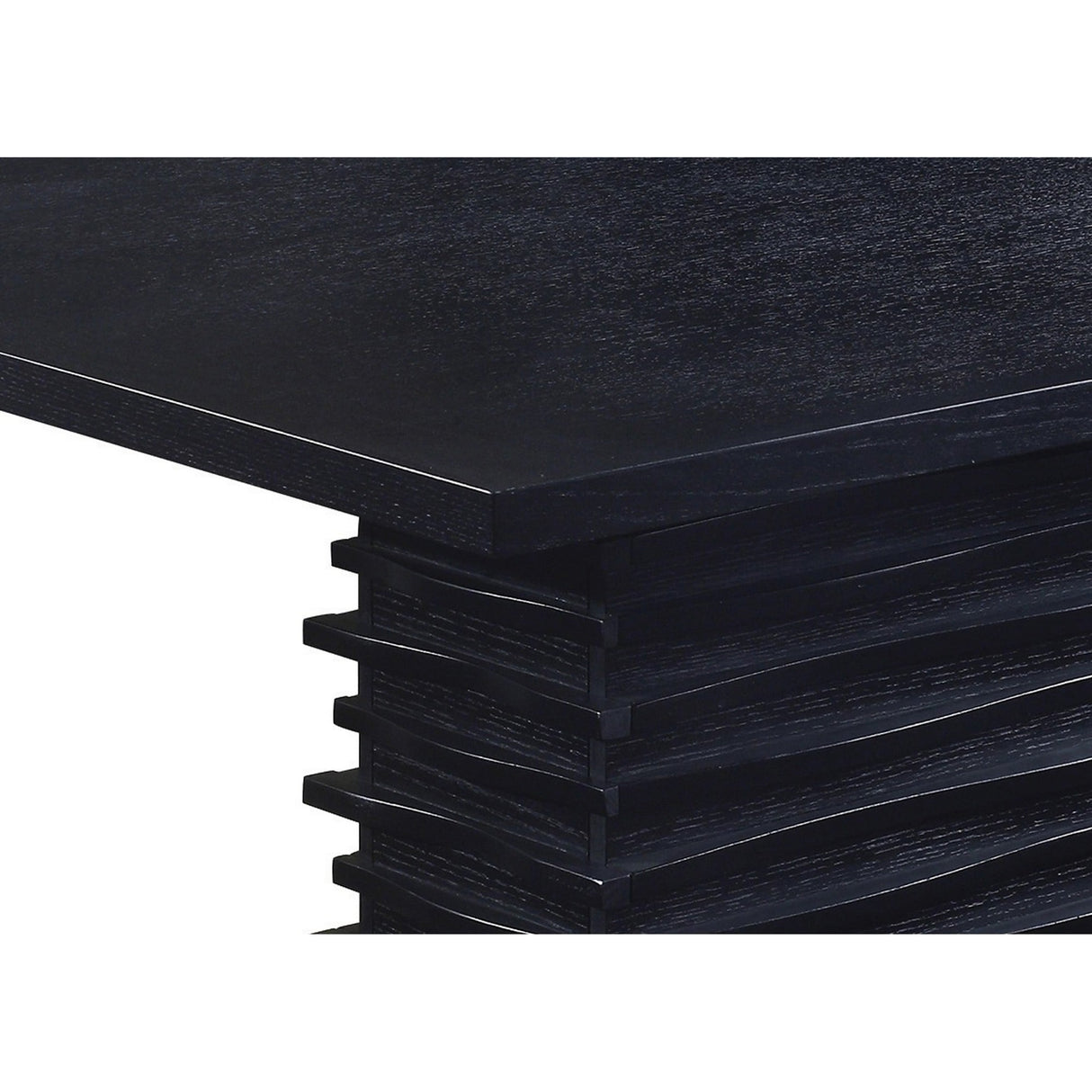 Elegantly Designed Wooden Dining Table, Black
