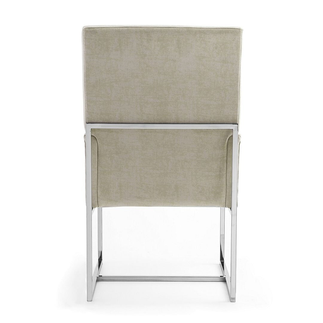 Element Blue Velvet Dining Armchair (Set of 2)