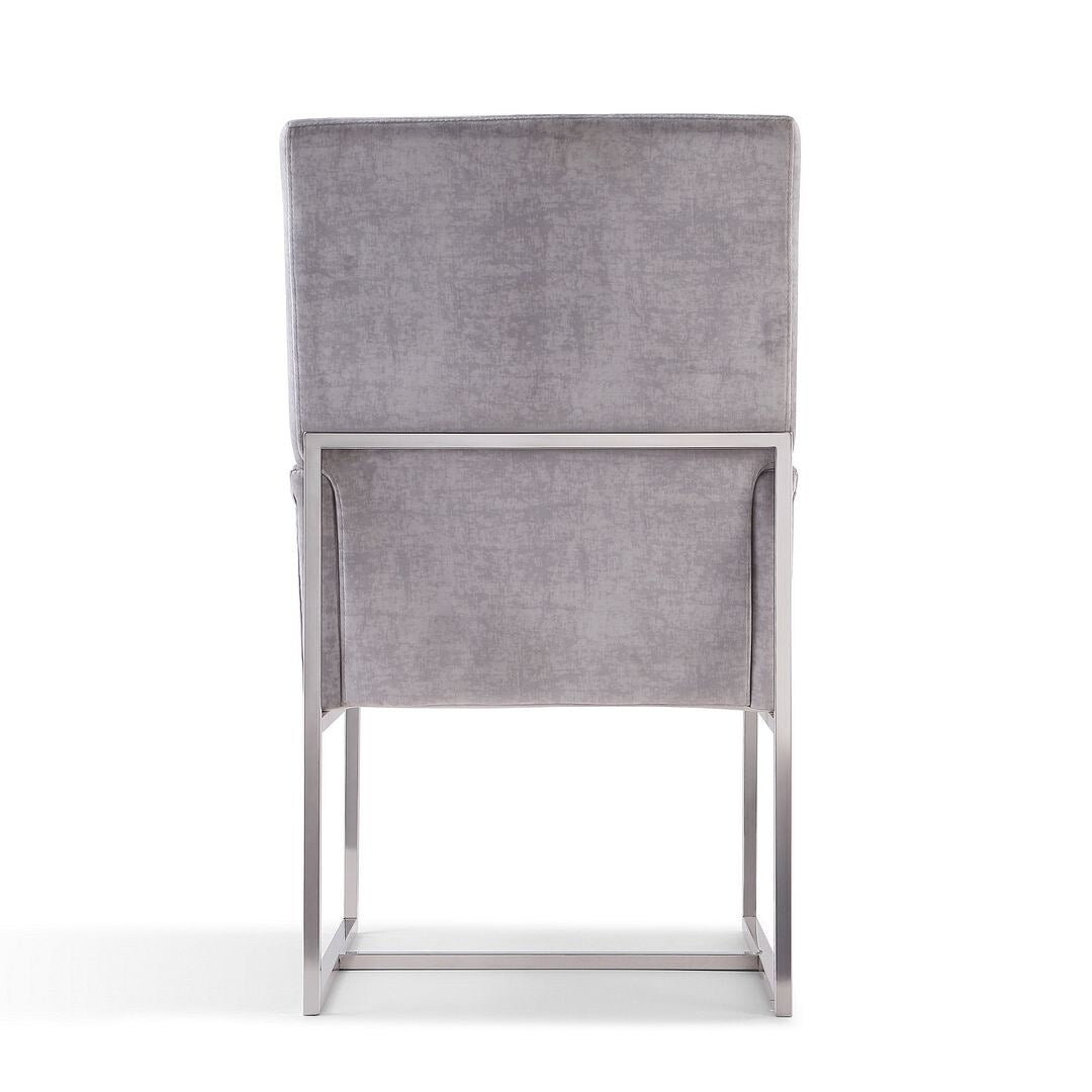 Element Blue Velvet Dining Armchair (Set of 2)