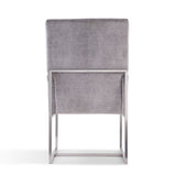 Element Blue Velvet Dining Armchair (Set of 2)