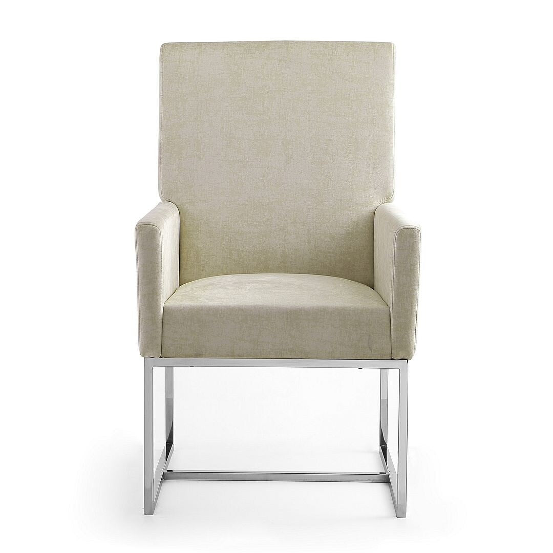 Element Blue Velvet Dining Armchair (Set of 2)